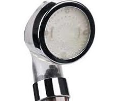 RGB 7 Colorful Change LED Light Shower Head Water Bath Home Bathroom Filtration Shower Faucets Head
