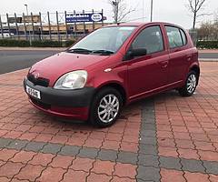 Toyota Yaris Nctd 1/20 taxed 4/19 low miles