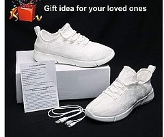 Fiber Optic Led Shoes Light Up Sneaker for Men Women Boys Girls Flashing Trainers