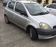 Toyota Yaris 1.0 petrol NCT low miles