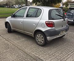 Toyota Yaris 1.0 petrol NCT low miles