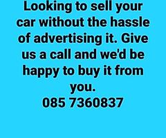 ALL TYPES OF CARS AND VANS BOUGHT FOR CASH