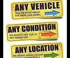 ALL TYPES OF CARS AND VANS BOUGHT FOR CASH