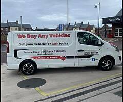We buy any vehicles