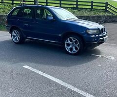 2003 BMW X5 sought after blue 130k miles auto tested to may
