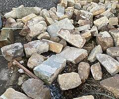 Sandstone corner stones and sills