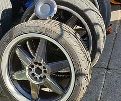 5 stud multifit alloys lenzo ..jap cars