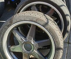 5 stud multifit alloys lenzo ..jap cars - Image 3/3