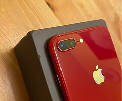 iPhone 8 plus. Red. Unlocked