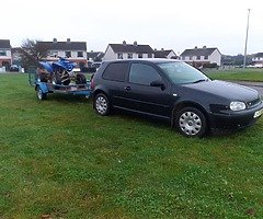 Quad  golf van trailer
