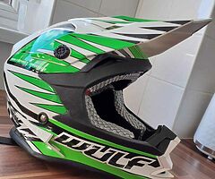 Kids motor bike helmet size M