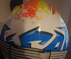 AIROH Moto X Helmet & Goggles kids Size Small 55/56