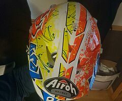 AIROH Moto X Helmet & Goggles kids Size Small 55/56 - Image 5/5
