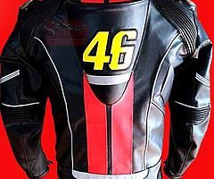 VR 46 COW HIDE LEATHER JACKET AVAILABLE IN ALL SIZES DISCOUNT PRICE CONTACT 00923008026613