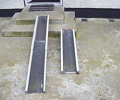 wheel chair ramps,or motor cycle.