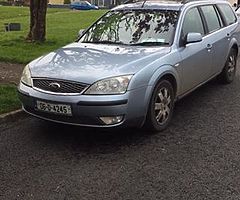 06 mondeo tax fir a month and nct for another 5months looking to swap for a vw or a audi
