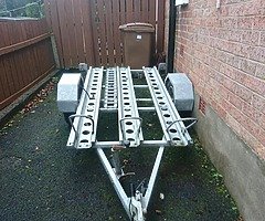 2016 3 bike trailer Galvanised