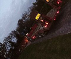 Tractor and low loader for hire