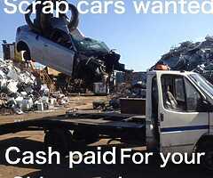 SCRAP CARS WANTED