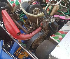 2 125cc go carts with powerband