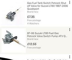 Looking a fuel switch for an lt80