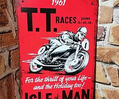 Isle of man TT sign