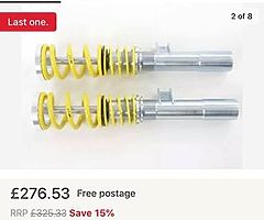 Mk5/6 golf Jetta front coilovers 55mm