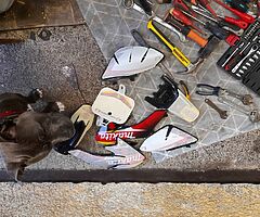 Pitbike plastics   sold pending