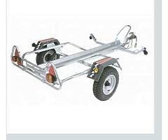 Single bike trailer