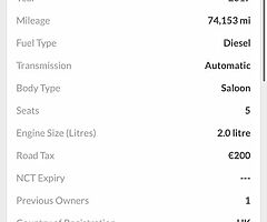 2017 BMW 520d MSport from €523 p/m on finance *see www.bcautos.ie for full ad details or to apply* - Image 8/10