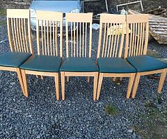 Dining table and chairs