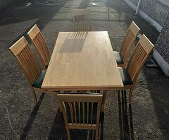 Dining table and chairs - Image 5/6