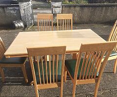 Dining table and chairs - Image 6/6