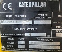FOR SALE: Caterpillar Forklift