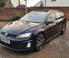 2015 VOLKSWAGEN GOLF GTD ESTATE AUTO DSG 2.0 TDI 184BHP + PAN ROOF + HEATED LEATHER + PRO SAT NAV - Image 4/6