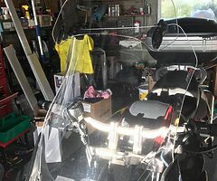 Higher and wider Puig screen for F800GT. As new plus flip screen.
