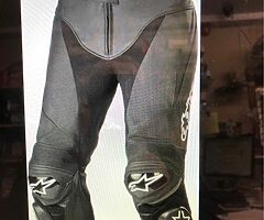 Alpinestars track v2 leather motorcycle trousers were £399 now £160
