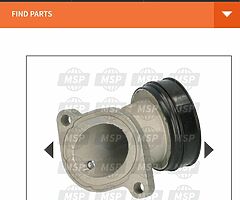 Motorcycle inlet rubber