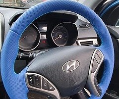 Leather steering wheel, knob, gear shift boot