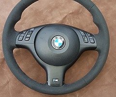 Leather steering wheel, knob, gear shift boot - Image 4/6