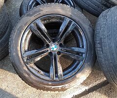 BMW X5  19 inch genuine alloy wheel with good tyres for sale