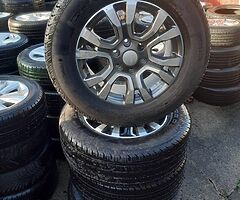 FORD RANGER 18inch genuine alloy wheels with very good tyres for sale