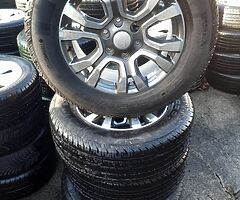 FORD RANGER 18inch genuine alloy wheels with very good tyres for sale