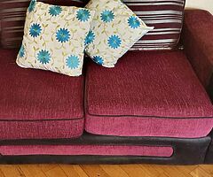Doubles fabric & Leather sofa in pristine condition - Image 1/6