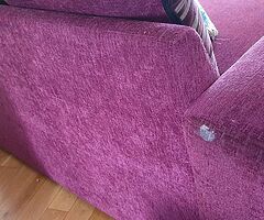 Doubles fabric & Leather sofa in pristine condition - Image 3/6