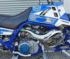2002 yamaha banshee 350cc road legal quad. 

Its only just been road registered in April 2019 and h