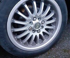 15" multistud alloys 4x100 4x108 new tyres
