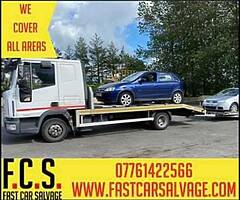 All scrap cars wanted