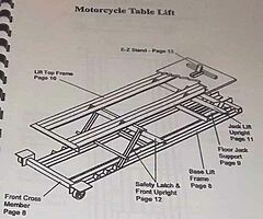 Motorcycle motorbike lift