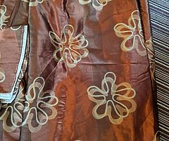 Fully lined curtains